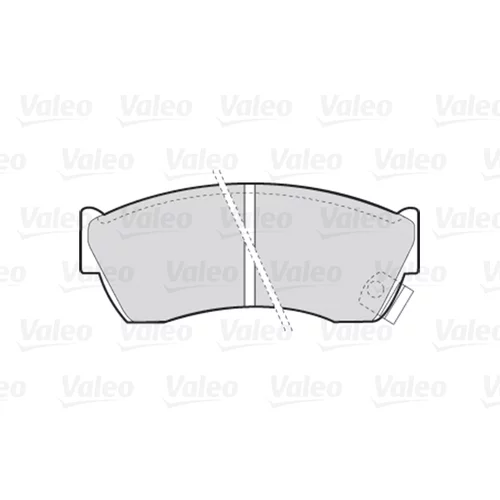 Sada brzdových platničiek kotúčovej brzdy 301666 /VALEO/ - obr. 1