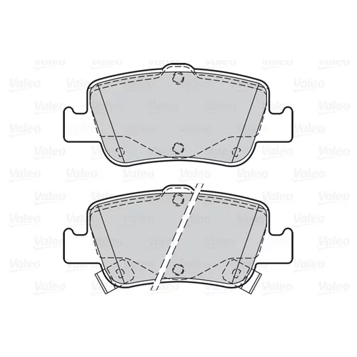 Sada brzdových platničiek kotúčovej brzdy 302156 /VALEO/ - obr. 1