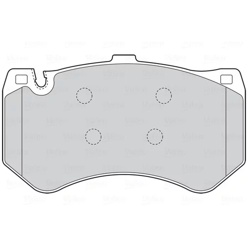 Sada brzdových platničiek kotúčovej brzdy 302227 /VALEO/ - obr. 1