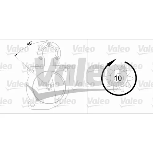 Štartér 436096 /VALEO/ - obr. 1