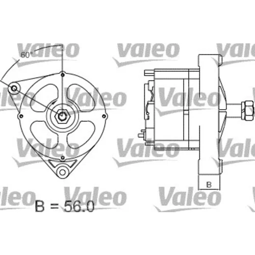 Alternátor 436418 /VALEO/ - obr. 1