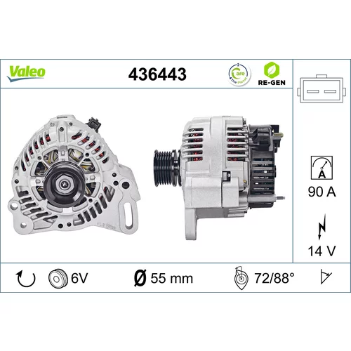 Alternátor VALEO 436443