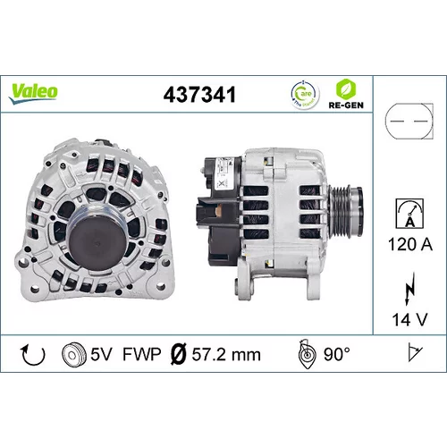 Alternátor VALEO 437341