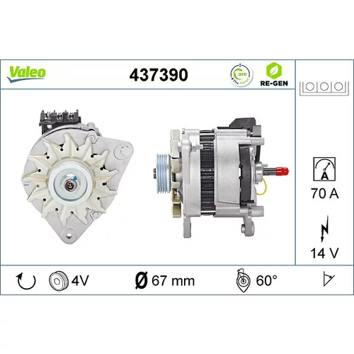Alternátor VALEO 437390