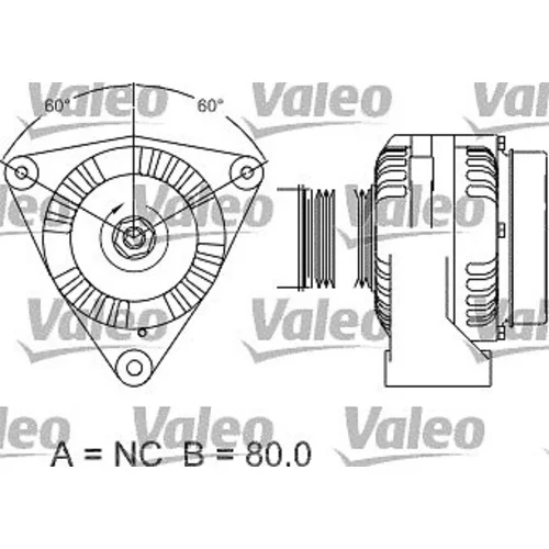 Alternátor 437482 /VALEO/ - obr. 1
