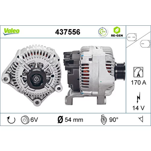 Alternátor VALEO 437556