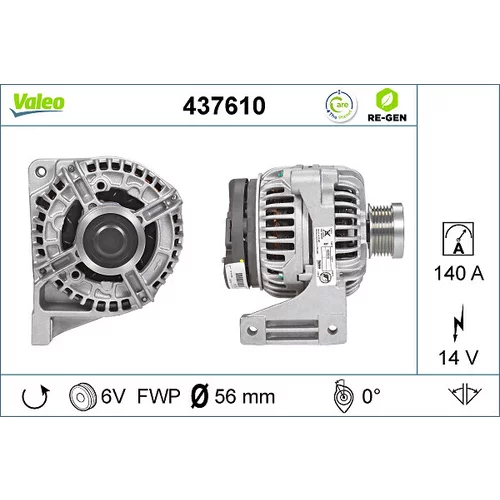 Alternátor VALEO 437610