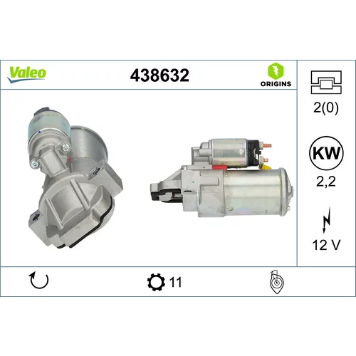 Štartér 438632 /VALEO/