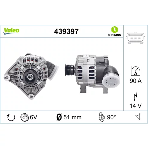 Alternátor VALEO 439397