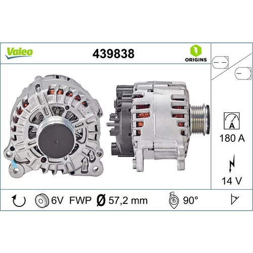 Alternátor VALEO 439838