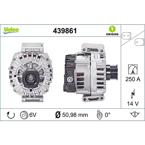 Alternátor VALEO 439861