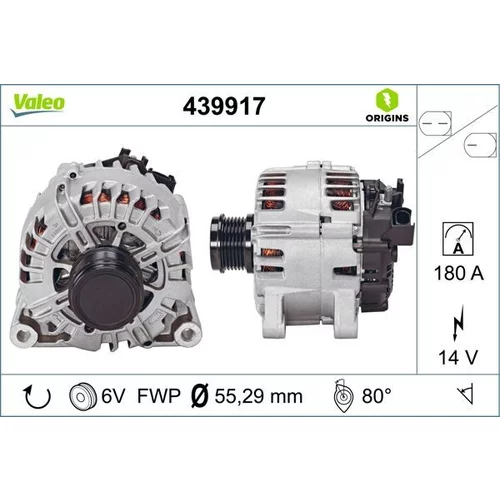 Alternátor VALEO 439917