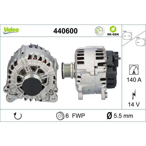 Alternátor VALEO 440600