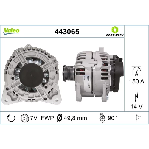 Alternátor VALEO 443065
