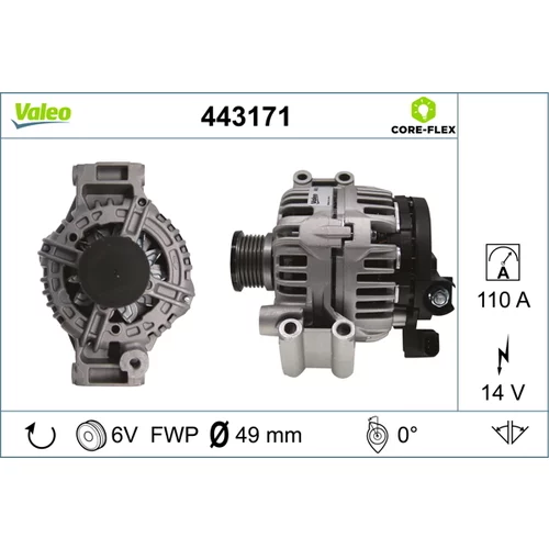 Alternátor VALEO 443171