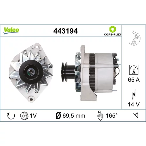 Alternátor 443194 /VALEO/