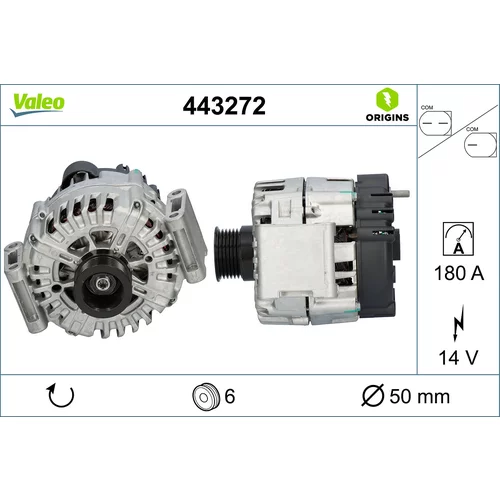 Alternátor VALEO 443272