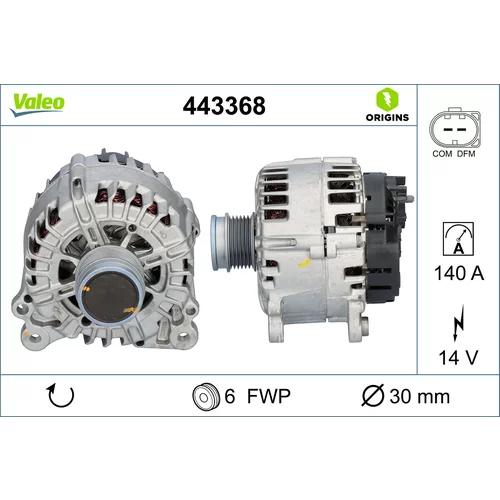 Alternátor VALEO 443368