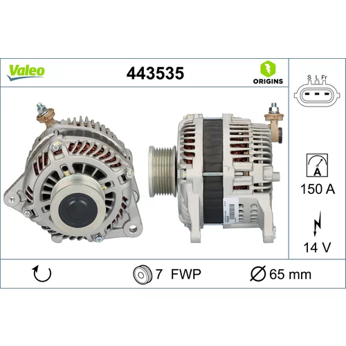 Alternátor VALEO 443535