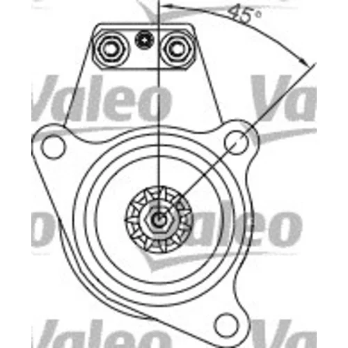 Štartér 455544 /VALEO/ - obr. 1