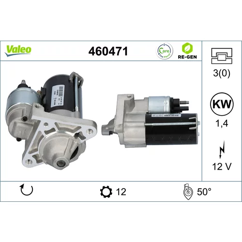 Štartér VALEO 460471