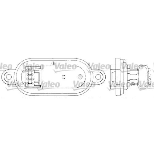 Regulator, ventilator vnutorneho priestoru VALEO 509268