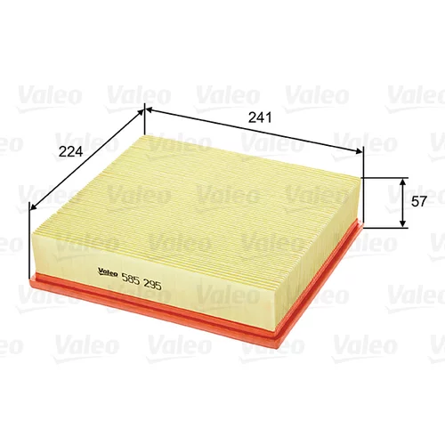 Vzduchový filter VALEO 585295