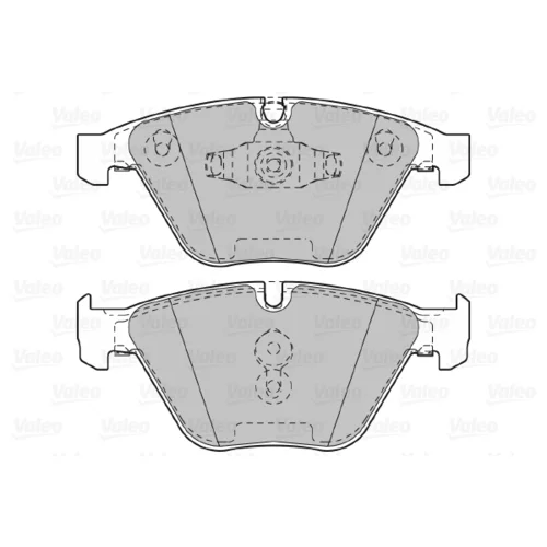 Sada brzdových platničiek kotúčovej brzdy 601027 /VALEO/ - obr. 1