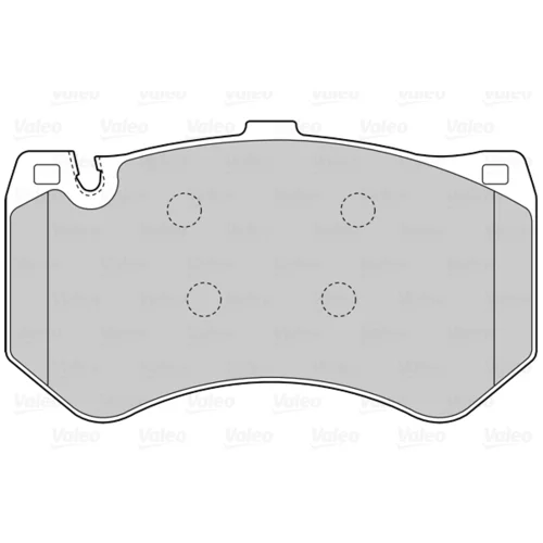 Sada brzdových platničiek kotúčovej brzdy 601557 /VALEO/ - obr. 1