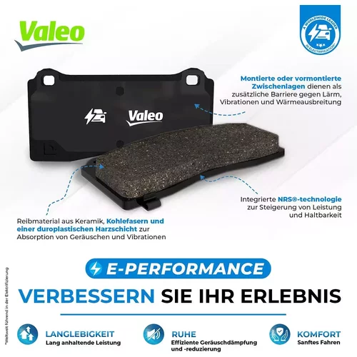 Sada brzdových platničiek kotúčovej brzdy 610591 /VALEO/ - obr. 1