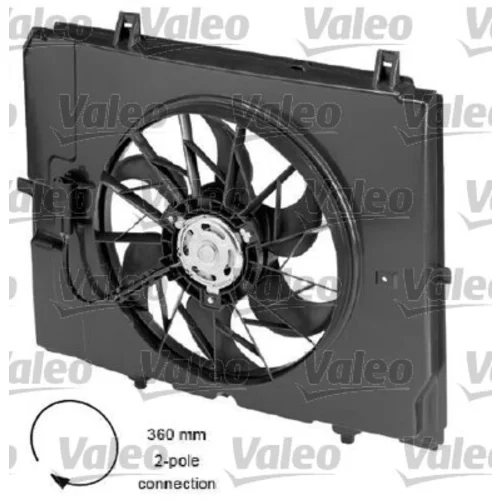 Ventilátor chladenia motora VALEO 696052