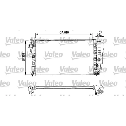 Chladič motora VALEO 730577