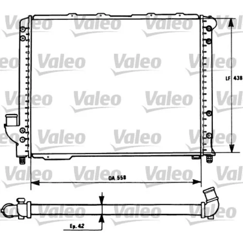 Chladič motora VALEO 731278