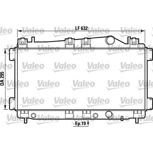 Chladič motora VALEO 731749