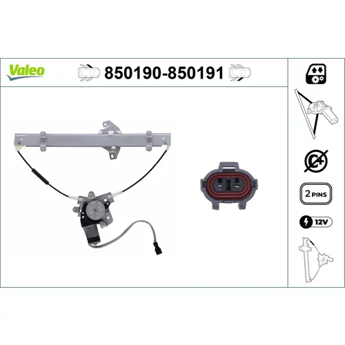 Mechanizmus zdvíhania okna VALEO 850190