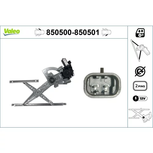Mechanizmus zdvíhania okna VALEO 850500