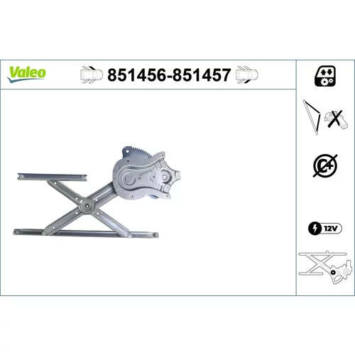 Mechanizmus zdvíhania okna VALEO 851456