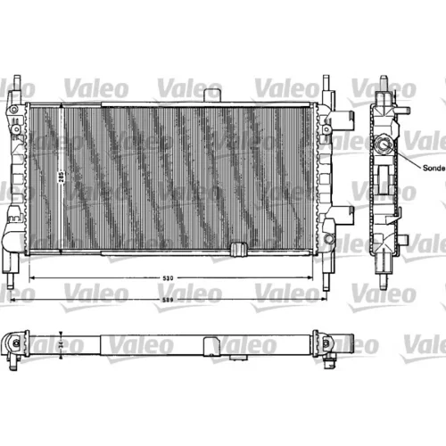 Chladič motora VALEO 883856