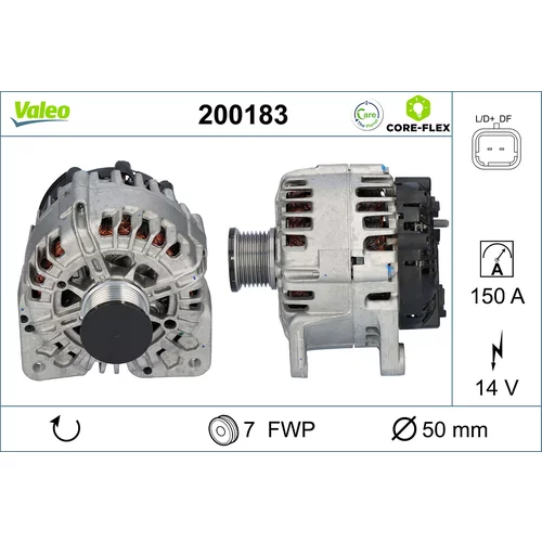 Alternátor VALEO 200183