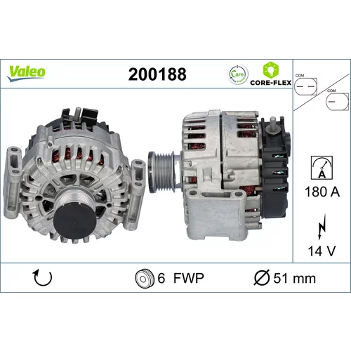 Alternátor VALEO 200188