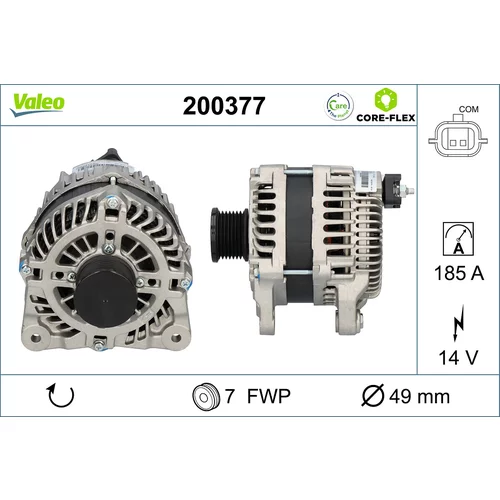 Alternátor VALEO 200377