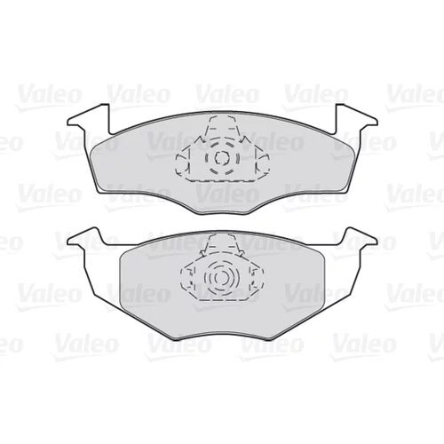 Sada brzdových platničiek kotúčovej brzdy 301066 /VALEO/ - obr. 1