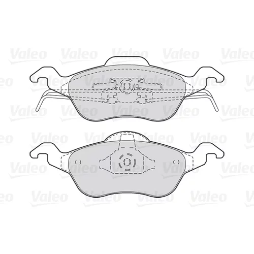 Sada brzdových platničiek kotúčovej brzdy 301317 /VALEO/ - obr. 1