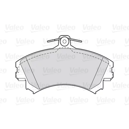 Sada brzdových platničiek kotúčovej brzdy 301493 /VALEO/ - obr. 1