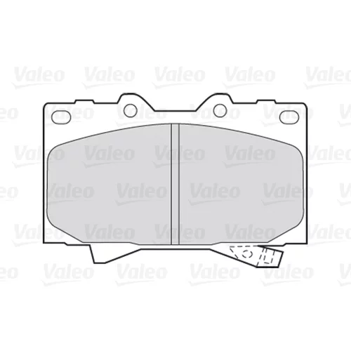 Sada brzdových platničiek kotúčovej brzdy 301535 /VALEO/ - obr. 1