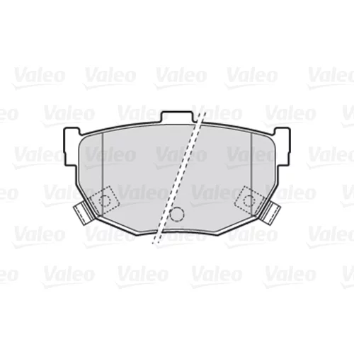 Sada brzdových platničiek kotúčovej brzdy 301817 /VALEO/ - obr. 1