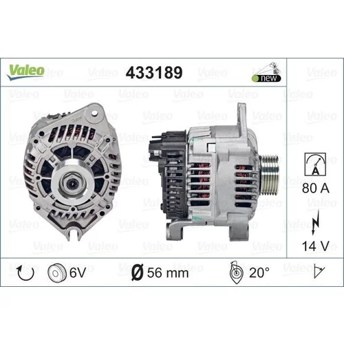 Alternátor VALEO 433189