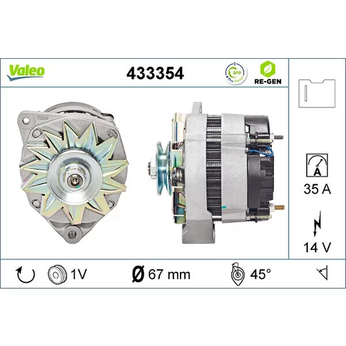 Alternátor VALEO 433354