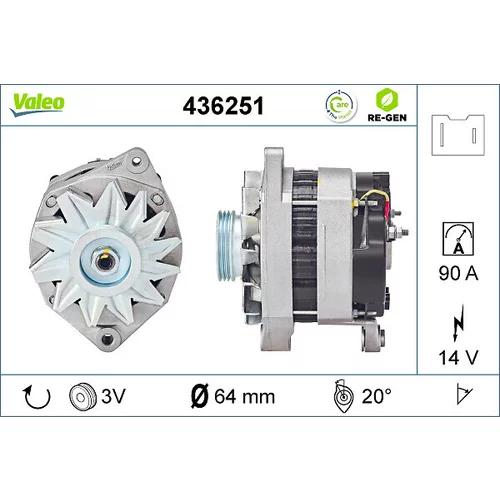Alternátor VALEO 436251