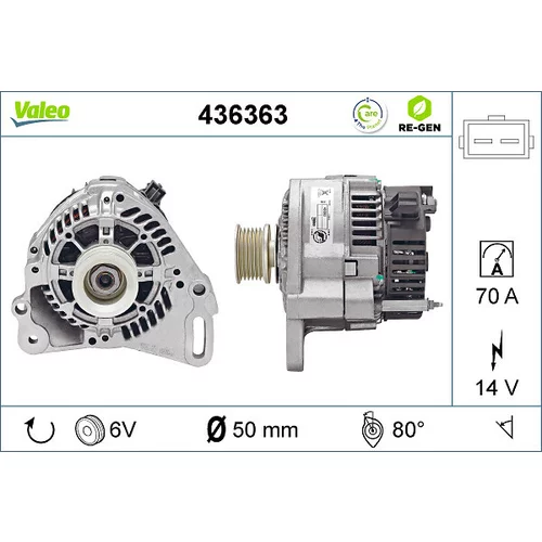 Alternátor VALEO 436363